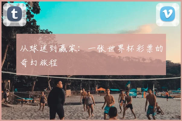从球迷到赢家：一张世界杯彩票的奇幻旅程